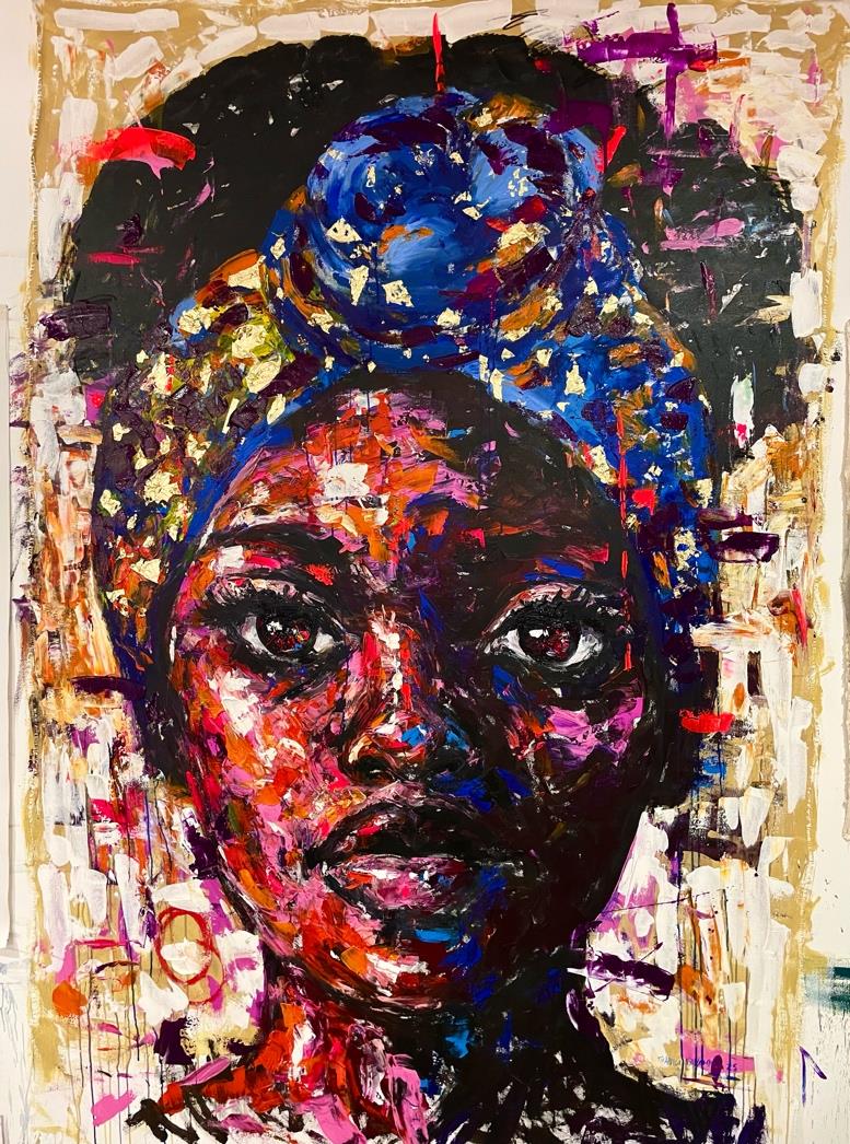 Thabiso Dakamela - Expressive female portrait