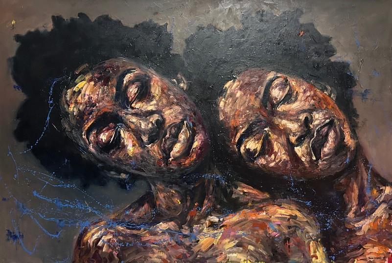 Thabiso Dakamela - Dual Presence (detail)